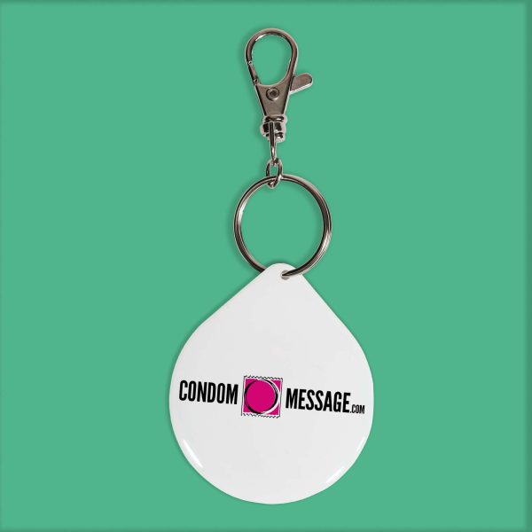 Condom Cup Doming Keyring